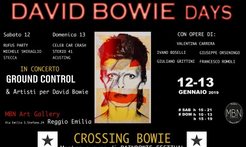Volentieri condividiamo: Bowie Days, Reggio Emilia 12-13 gennaio 2019